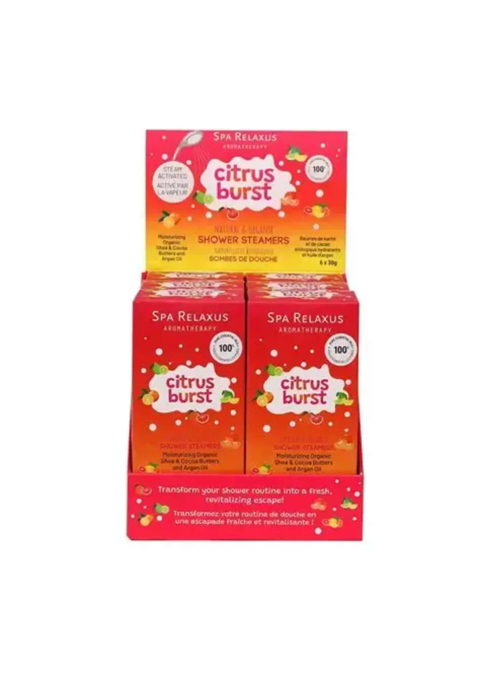 REL SHOWER STEAMERS 6PC CITRUS