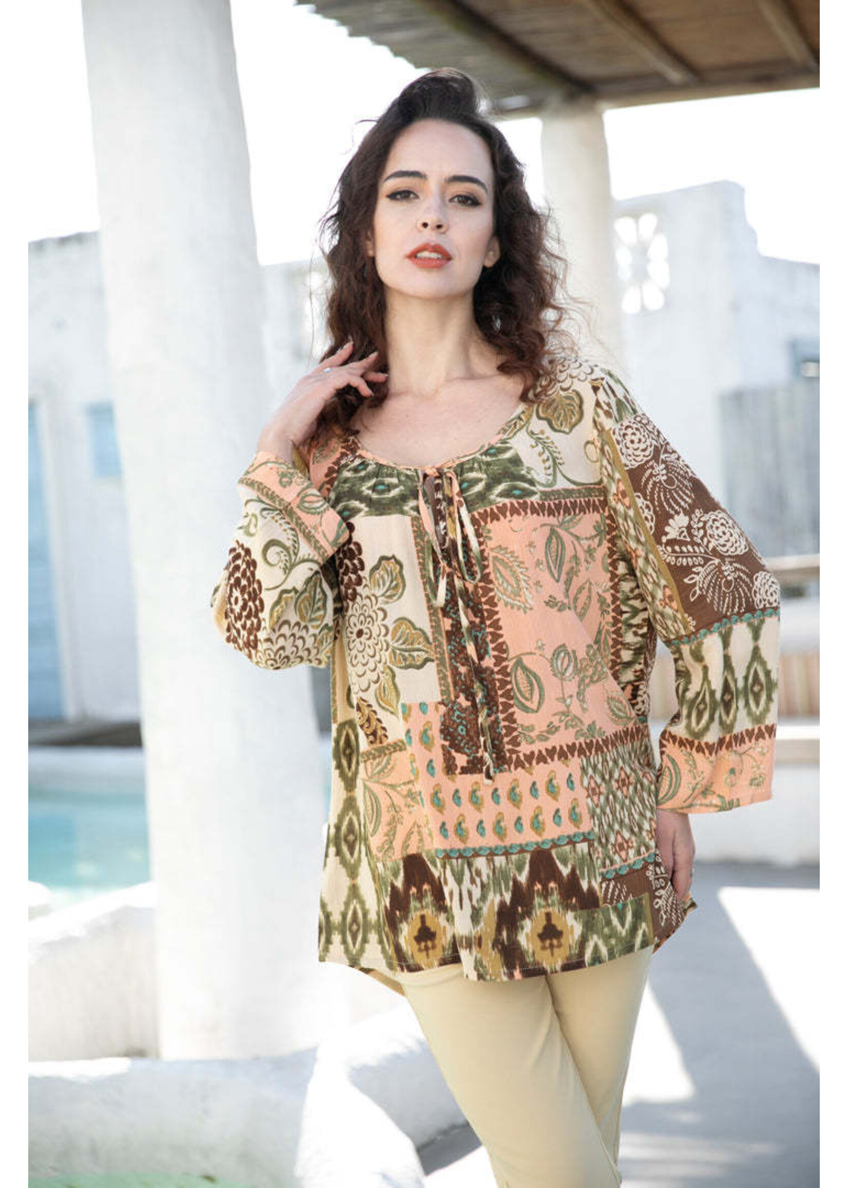 ORANGE FASHION VILLAGE OFV SM-136 ROSE MARY TOP