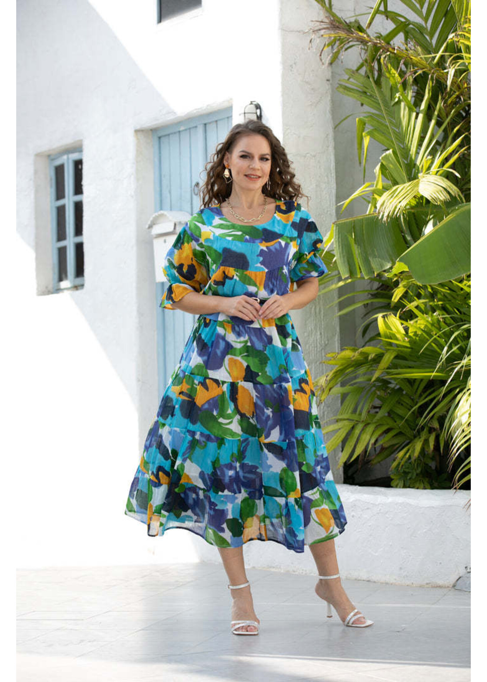ORANGE FASHION VILLAGE OFV AJ-02 ADELES SUMMER DRESS