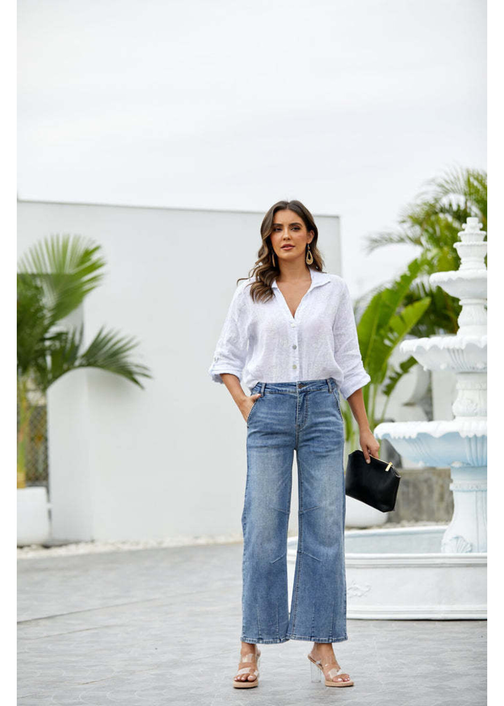 ORANGE FASHION VILLAGE OFV DENIM 4537 BALLOON LEG