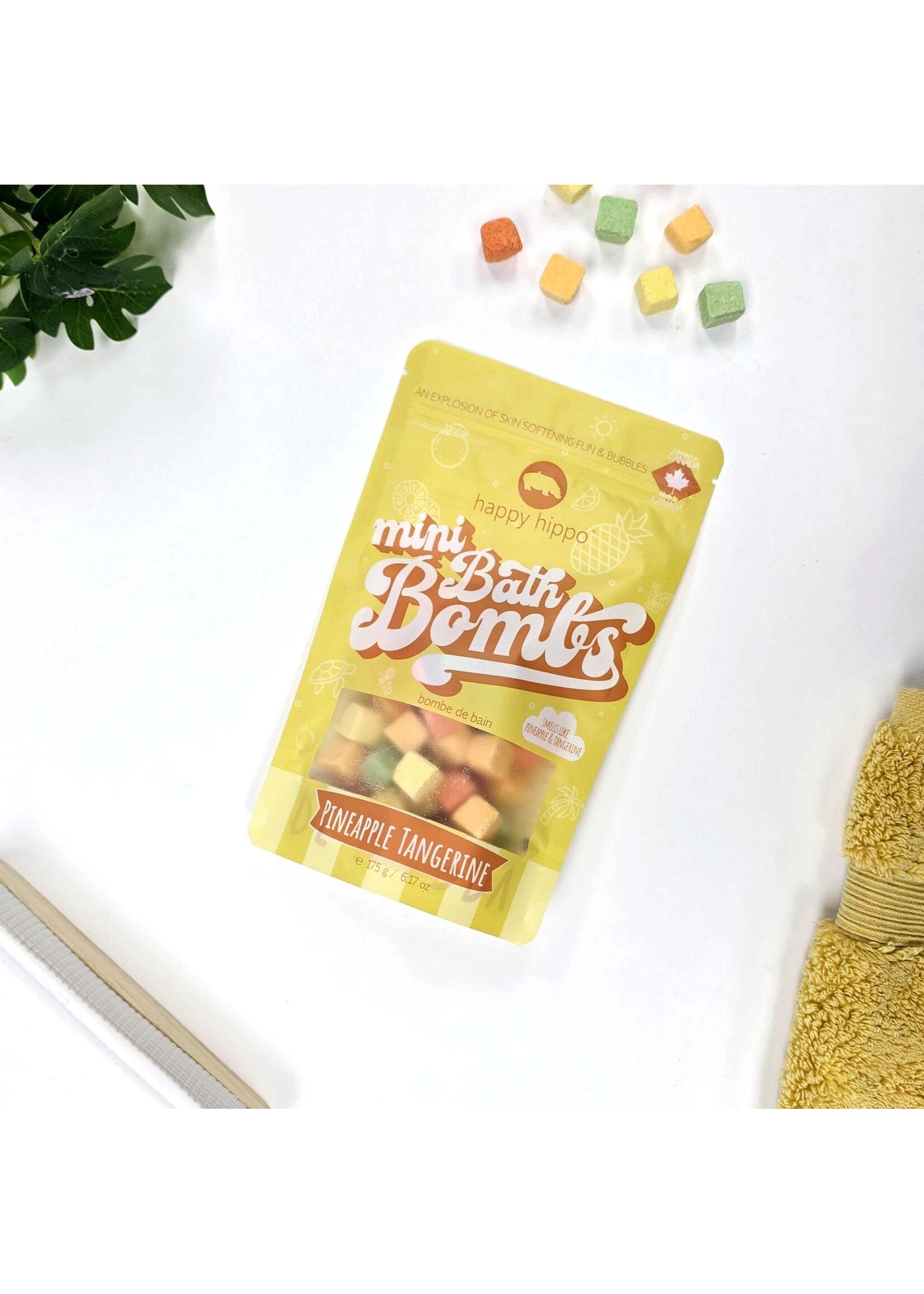 HAP MINI BATH BOMB BAG PINEAPPLE TANGERINE