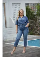 ORANGE FASHION VILLAGE OFV F25 DENIM 4536 FRONT SEAM