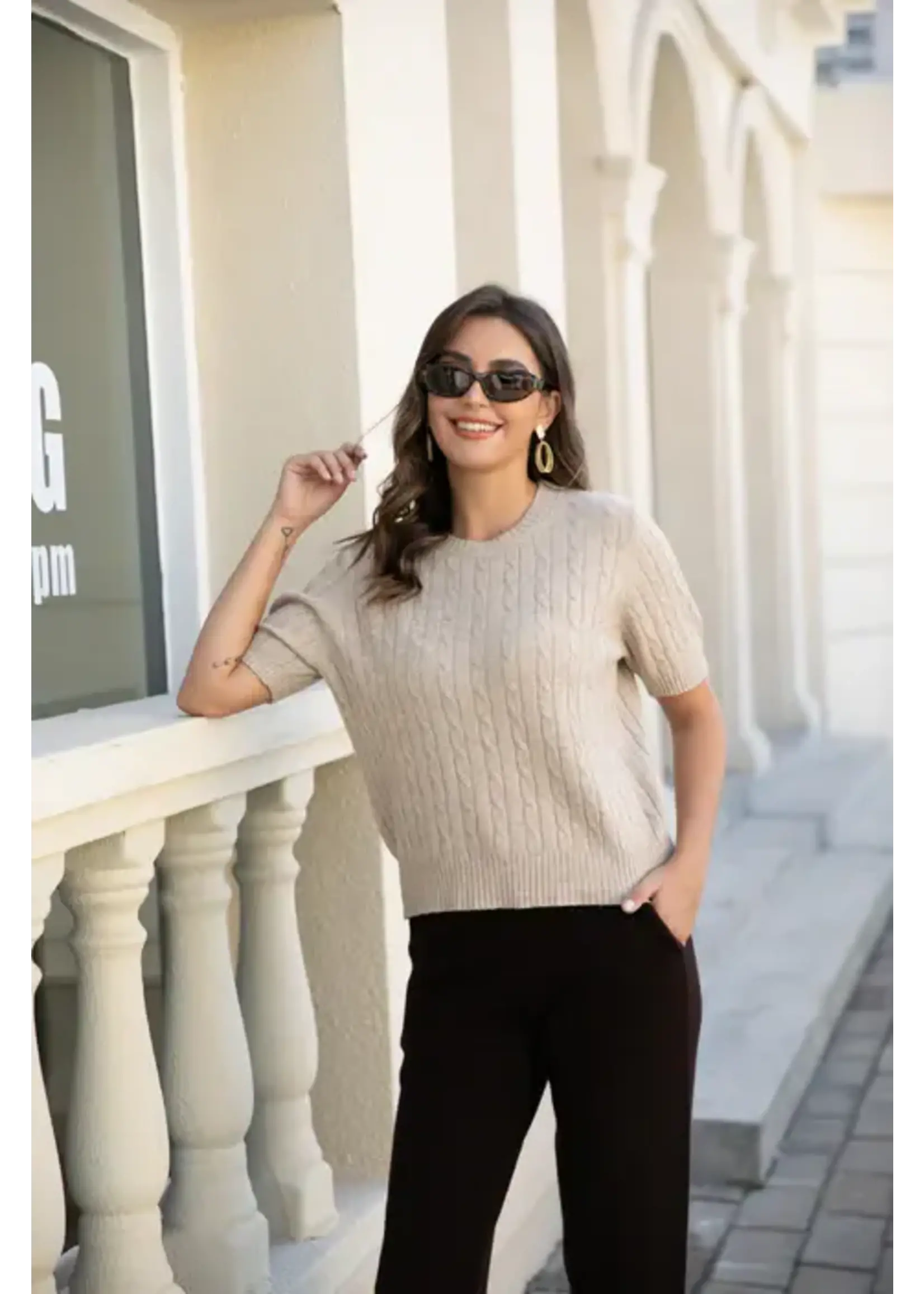 ORANGE FASHION VILLAGE OFV F25 ANASTASIAS KNIT TOP