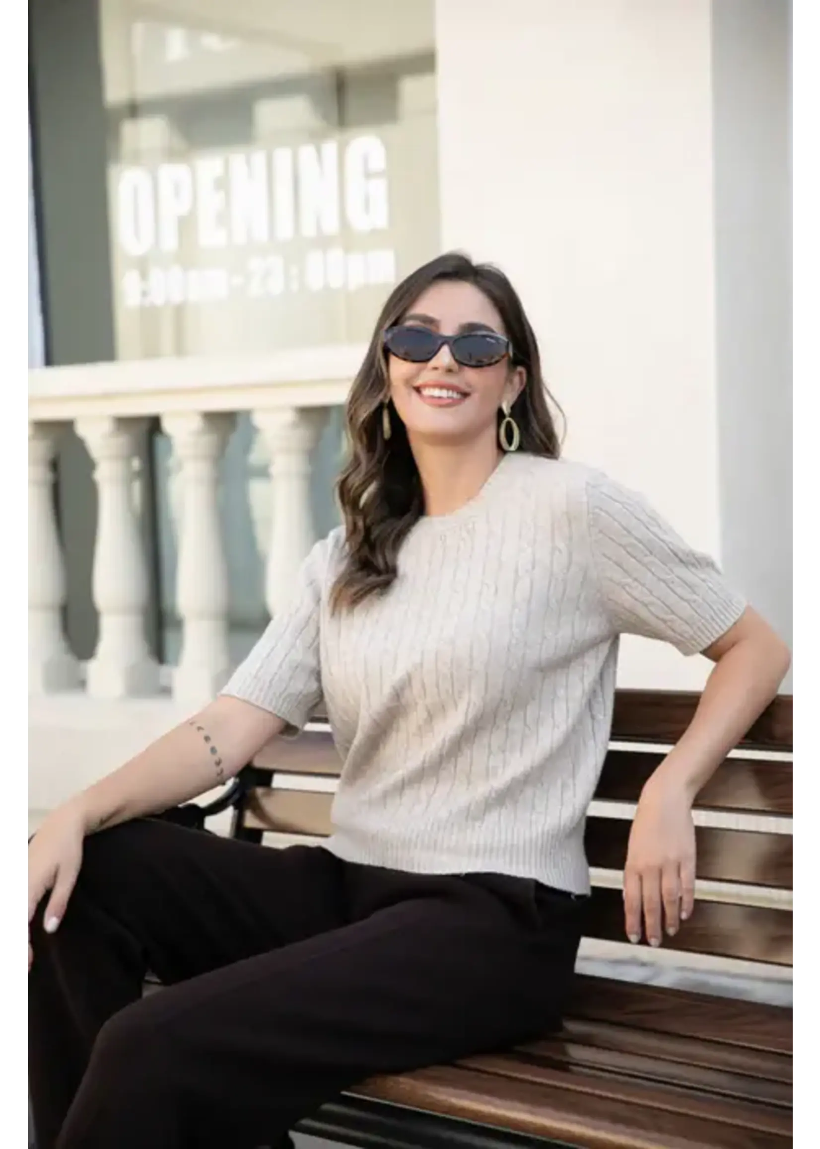 ORANGE FASHION VILLAGE OFV F25 ANASTASIAS KNIT TOP