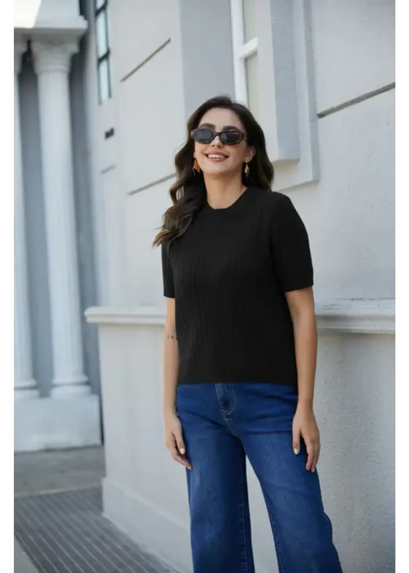 ORANGE FASHION VILLAGE OFV F25 ANASTASIAS KNIT TOP