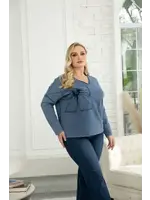 ORANGE FASHION VILLAGE OFV F25 NORA'S BOW SWEATER