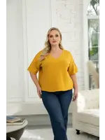 ORANGE FASHION VILLAGE OFV F26 TALULLAH KNIT TOP
