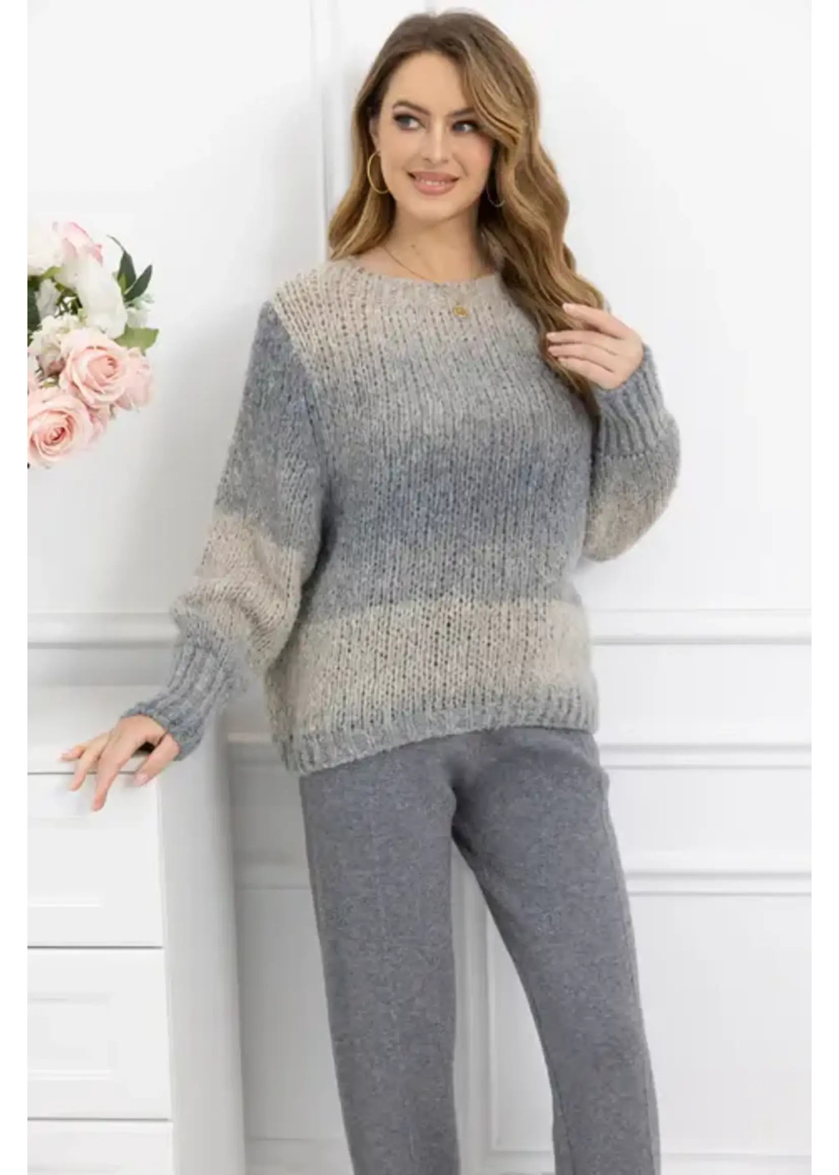 ORANGE FASHION VILLAGE OFV F25 CHUNKY KNIT SWEATER