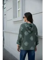 ORANGE FASHION VILLAGE OFV F25 ORNAMENTAL PATTERN JACKET