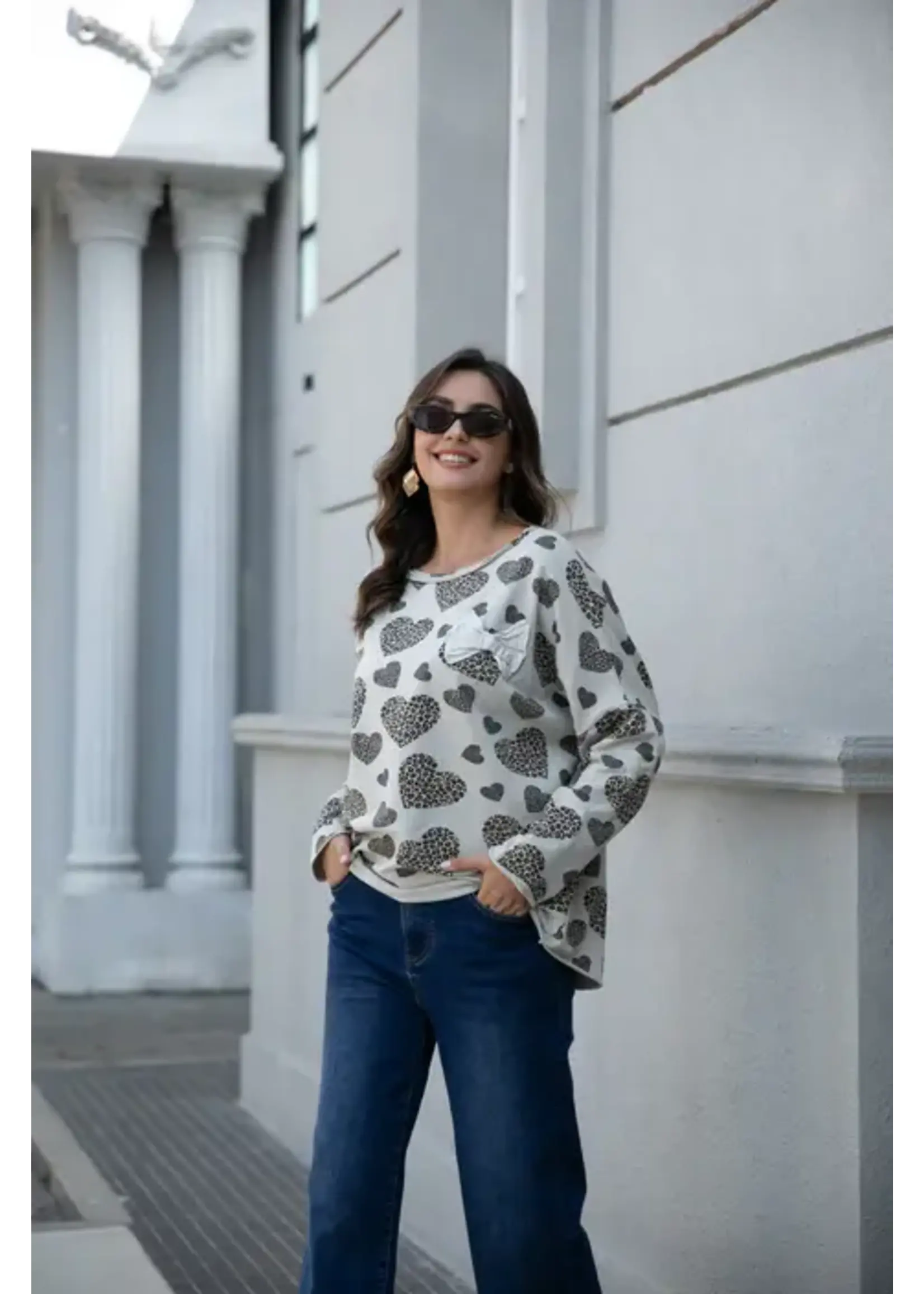 ORANGE FASHION VILLAGE OFV F25 LOVE YOURSELF SWEATER