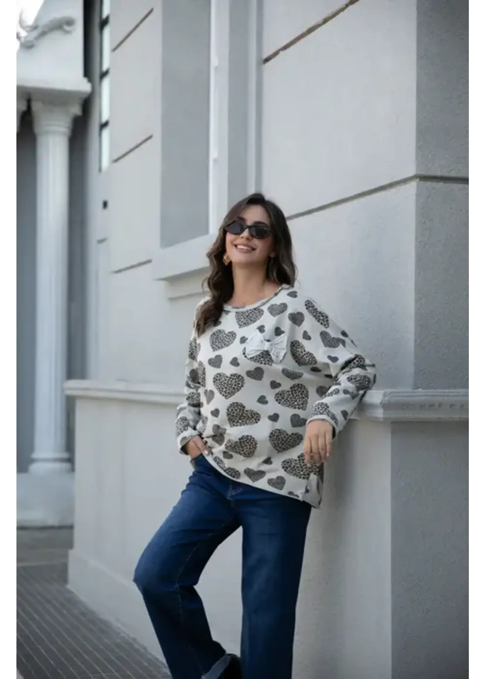 ORANGE FASHION VILLAGE OFV F25 LOVE YOURSELF SWEATER