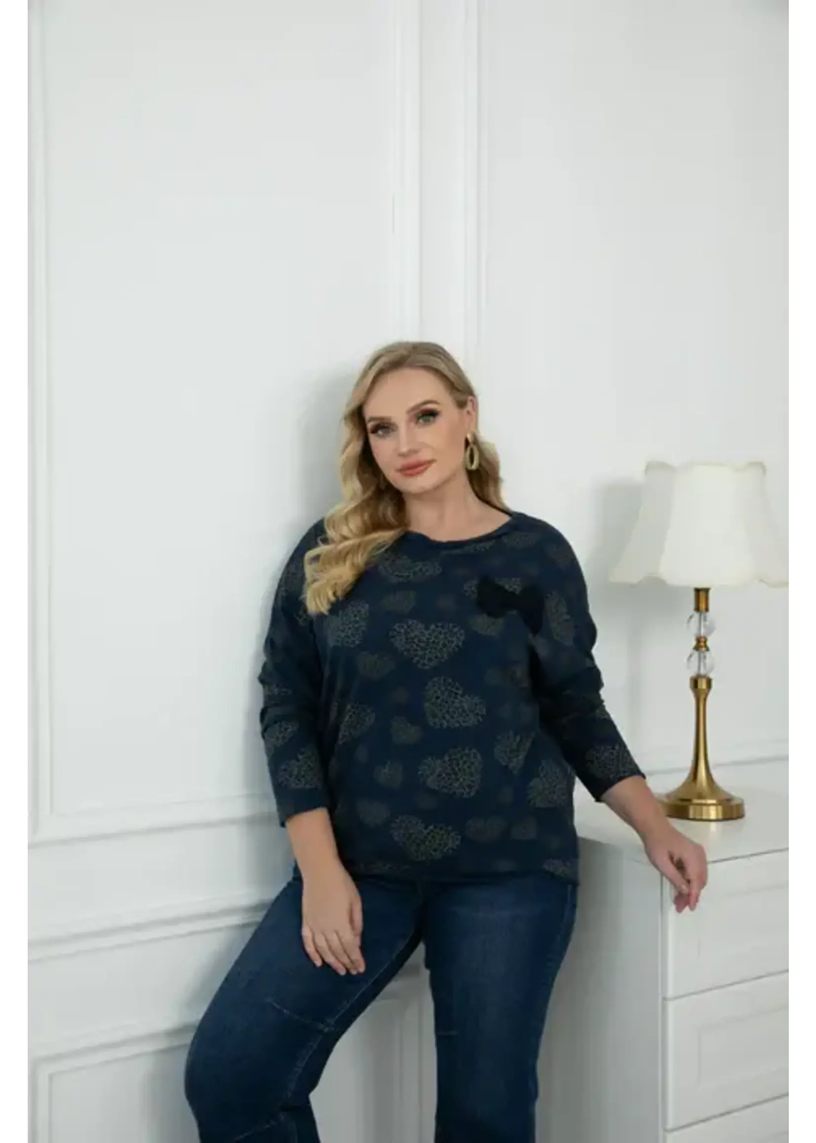 ORANGE FASHION VILLAGE OFV F25 LOVE YOURSELF SWEATER