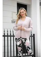 ORANGE FASHION VILLAGE OFV F25 CABLE KNIT CARDIGAN