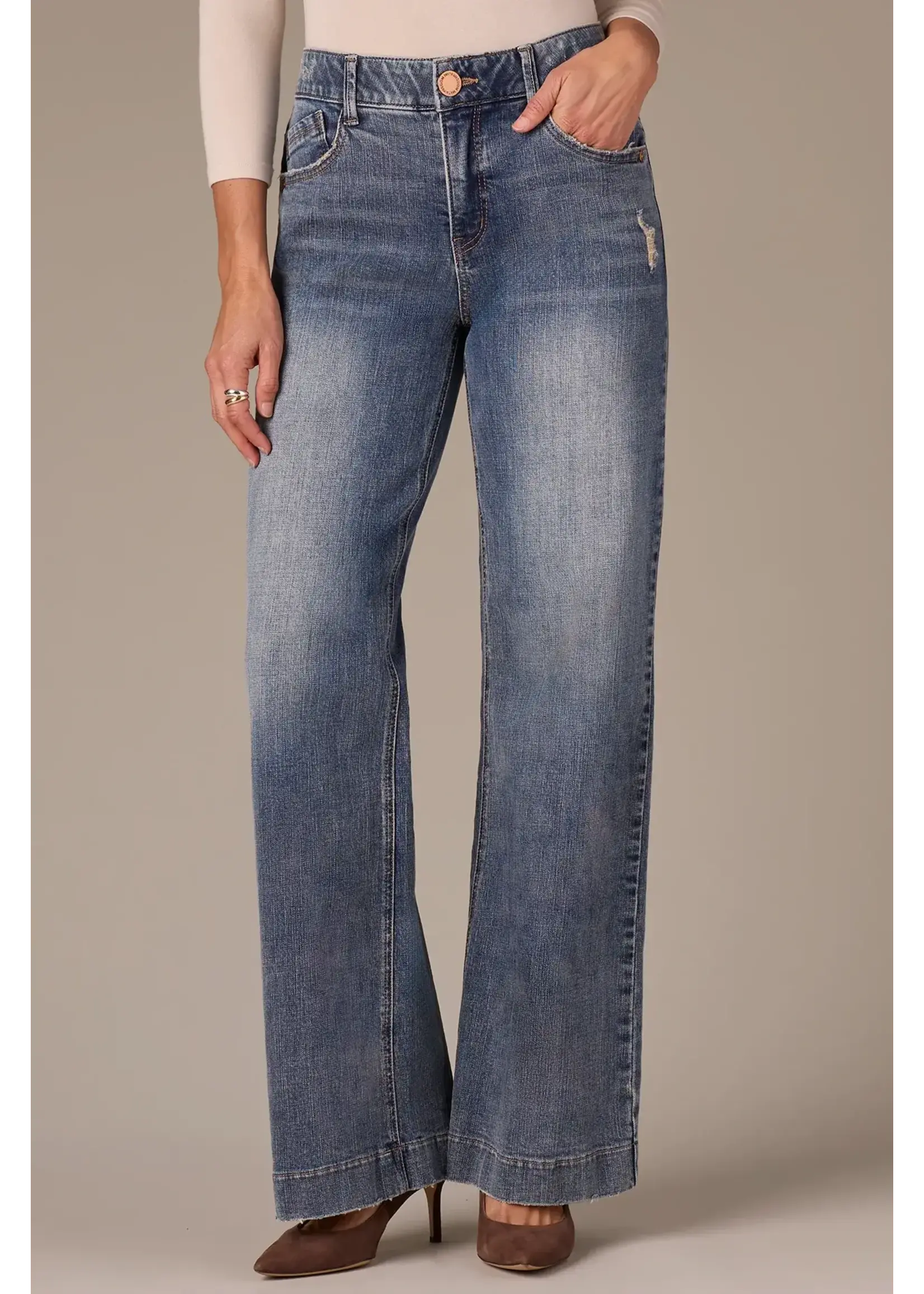 WIT & WISDOM W&W SAM HIGHRISE WIDE LEG