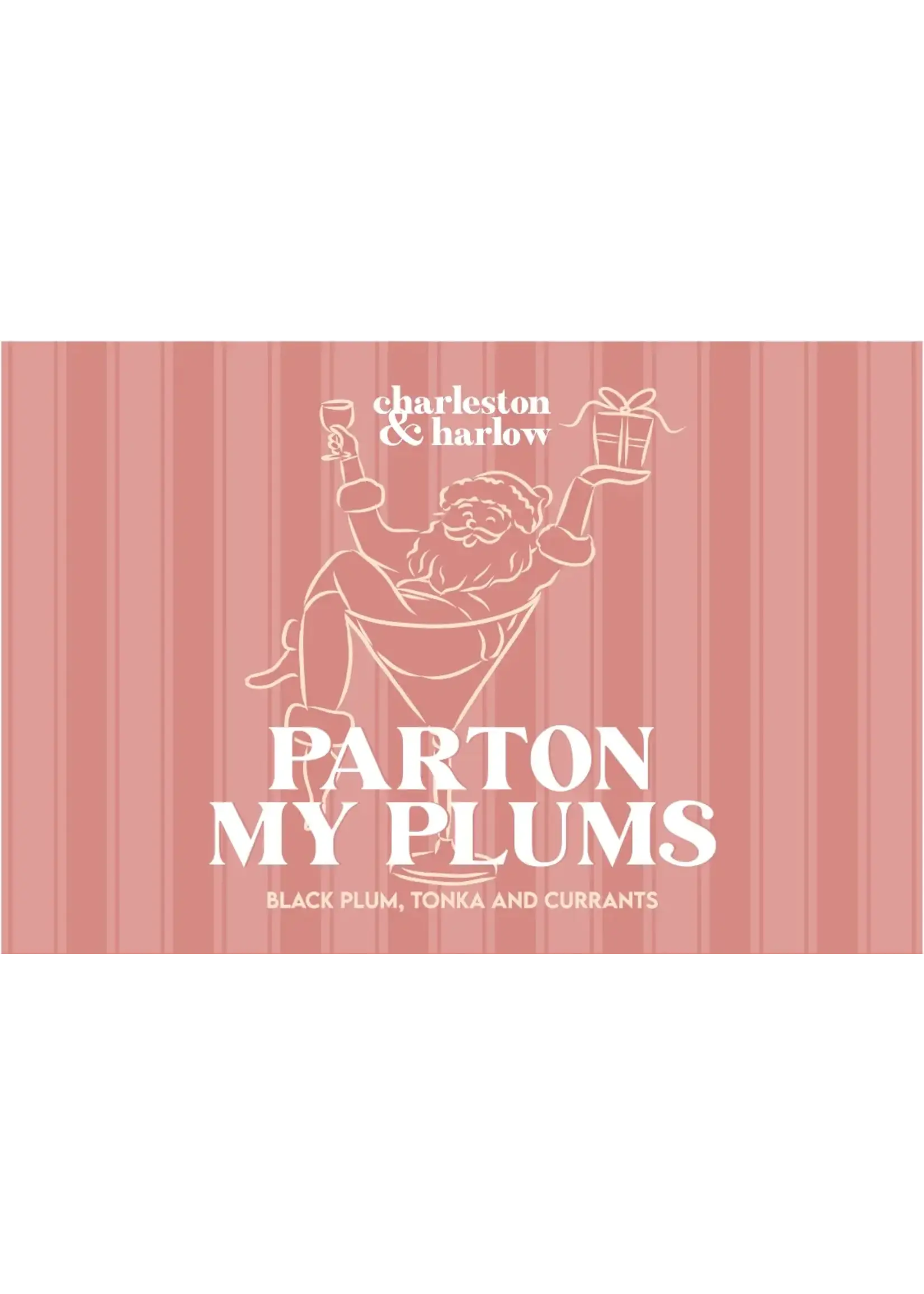 CHARLESTON & HARLOW C&H PARTON MY PLUMS SOY CANDLE