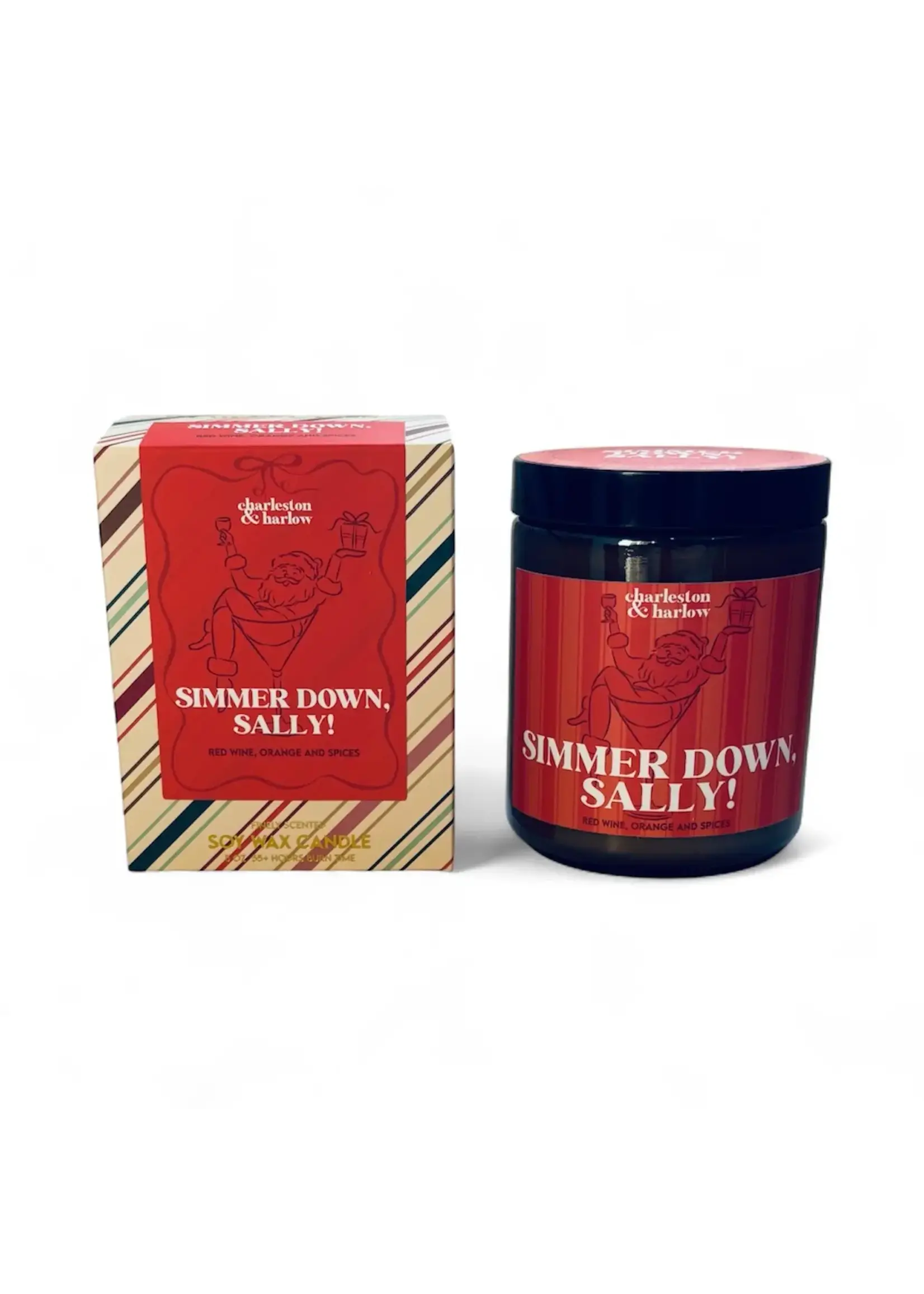 CHARLESTON & HARLOW C&H SIMMER DOWN SALLY  SOY CANDLE