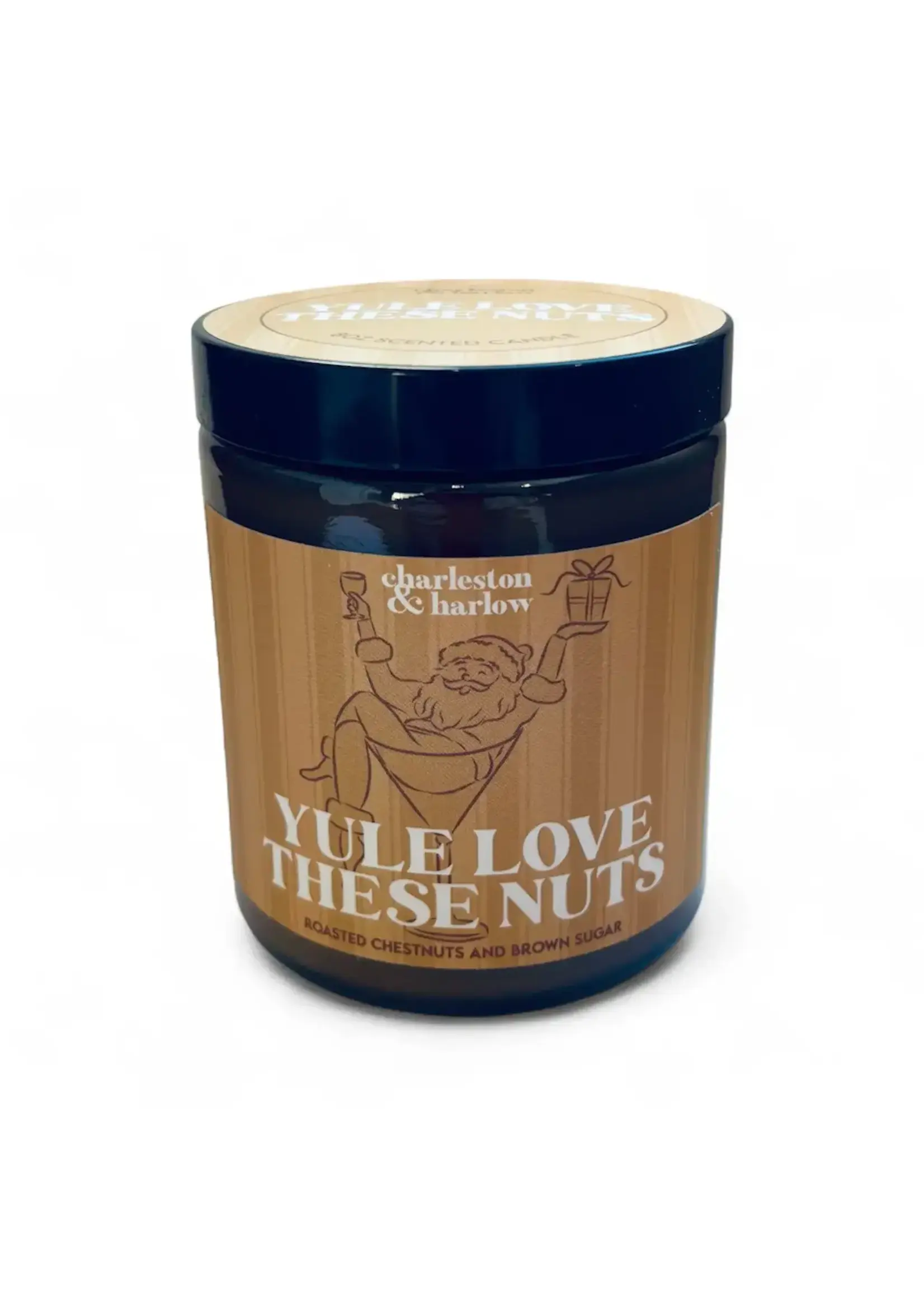 CHARLESTON & HARLOW C&H YULE LOVE THESE NUTS  SOY CANDLE