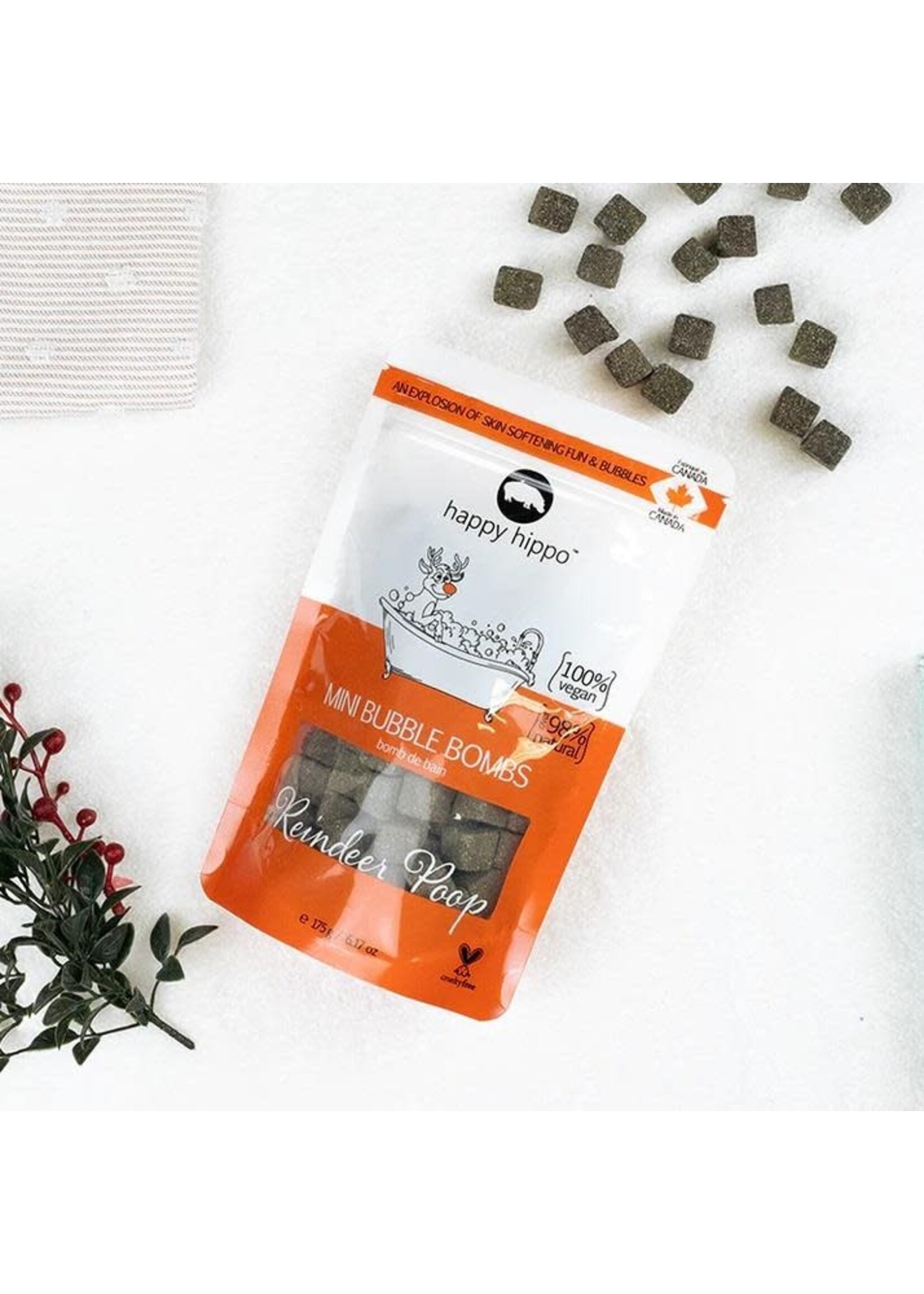 HAP MINI BATH BOMB REINDEER POOP