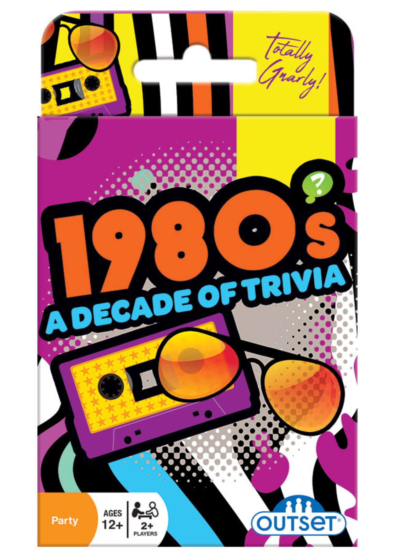 OUT 80'S TRIVIA CARD GAME