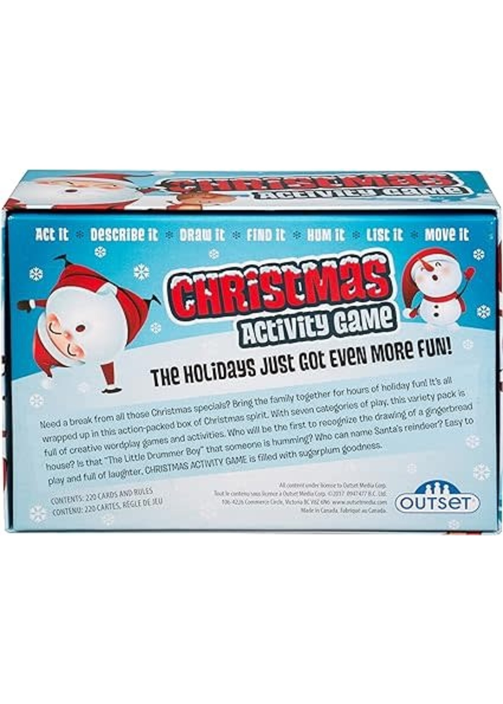 OUT CHRISTMAS ACTIVITY GAME
