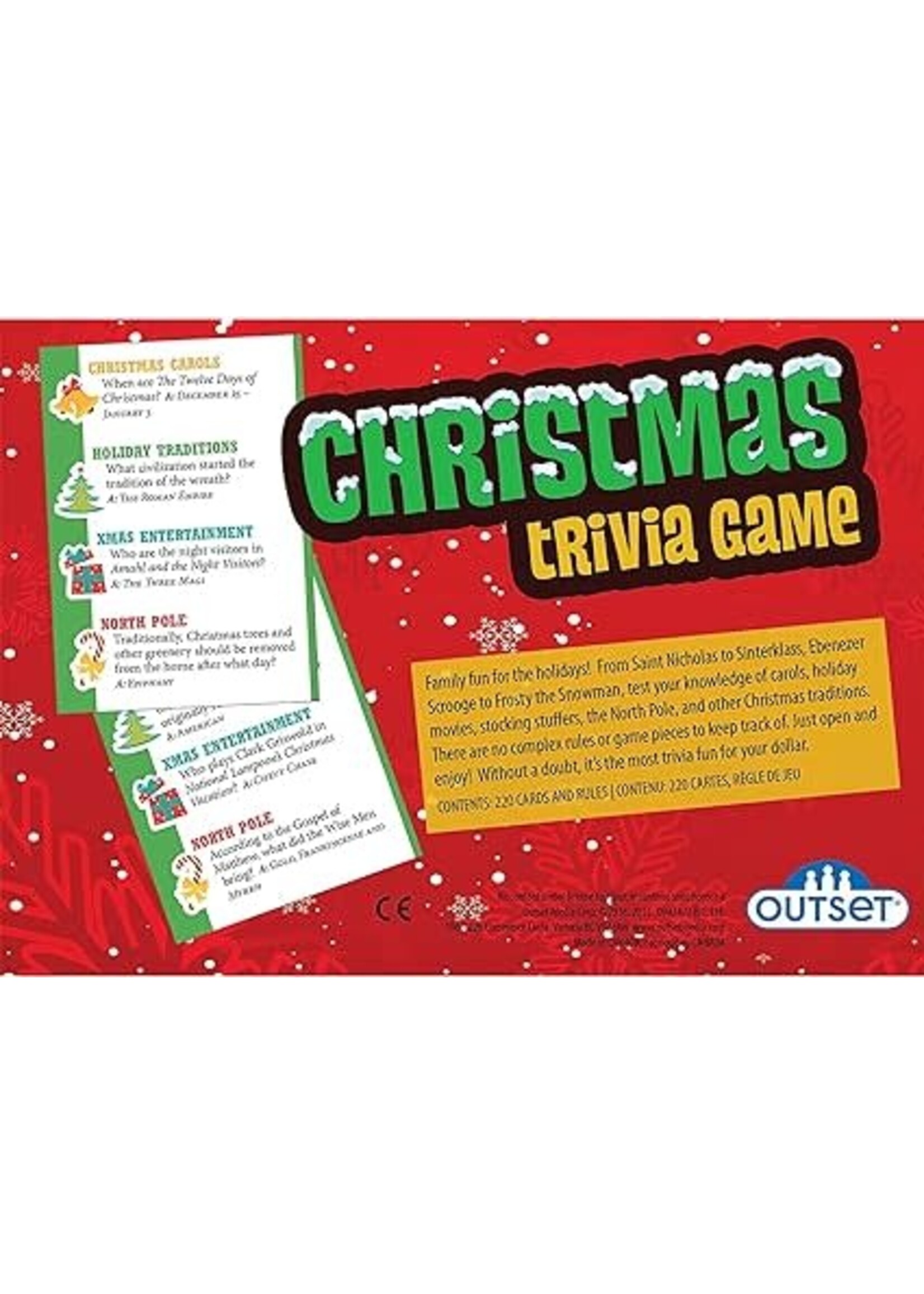 OUT CHRISTMAS TRIVIA GAME
