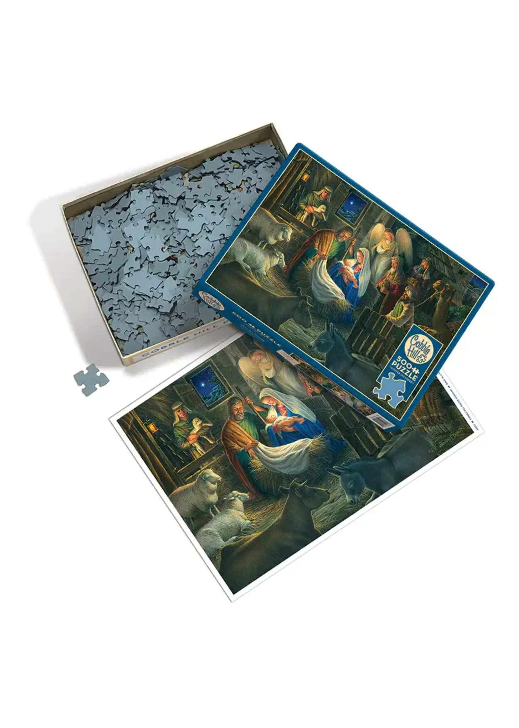 OUT 500PC AWAY IN A MANGER