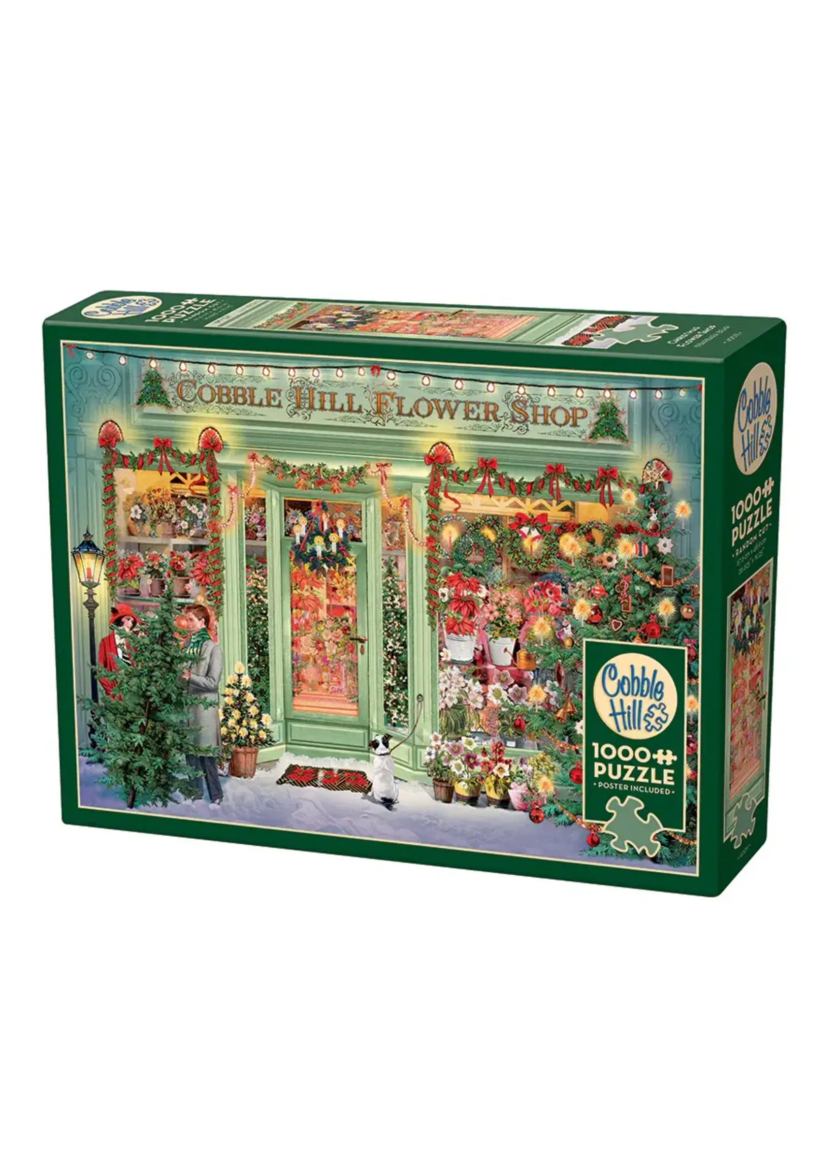 OUT 1000PC CHRISTMAS FLOWER SHOP
