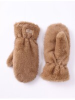 WELLCO WEL FAUX FUR MITTEN - CAMEL