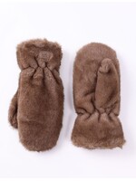 WELLCO WEL FAUX FUR MITTEN - TAUPE