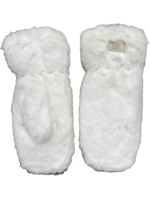 WELLCO WEL FAUX FUR MITTEN - WHITE