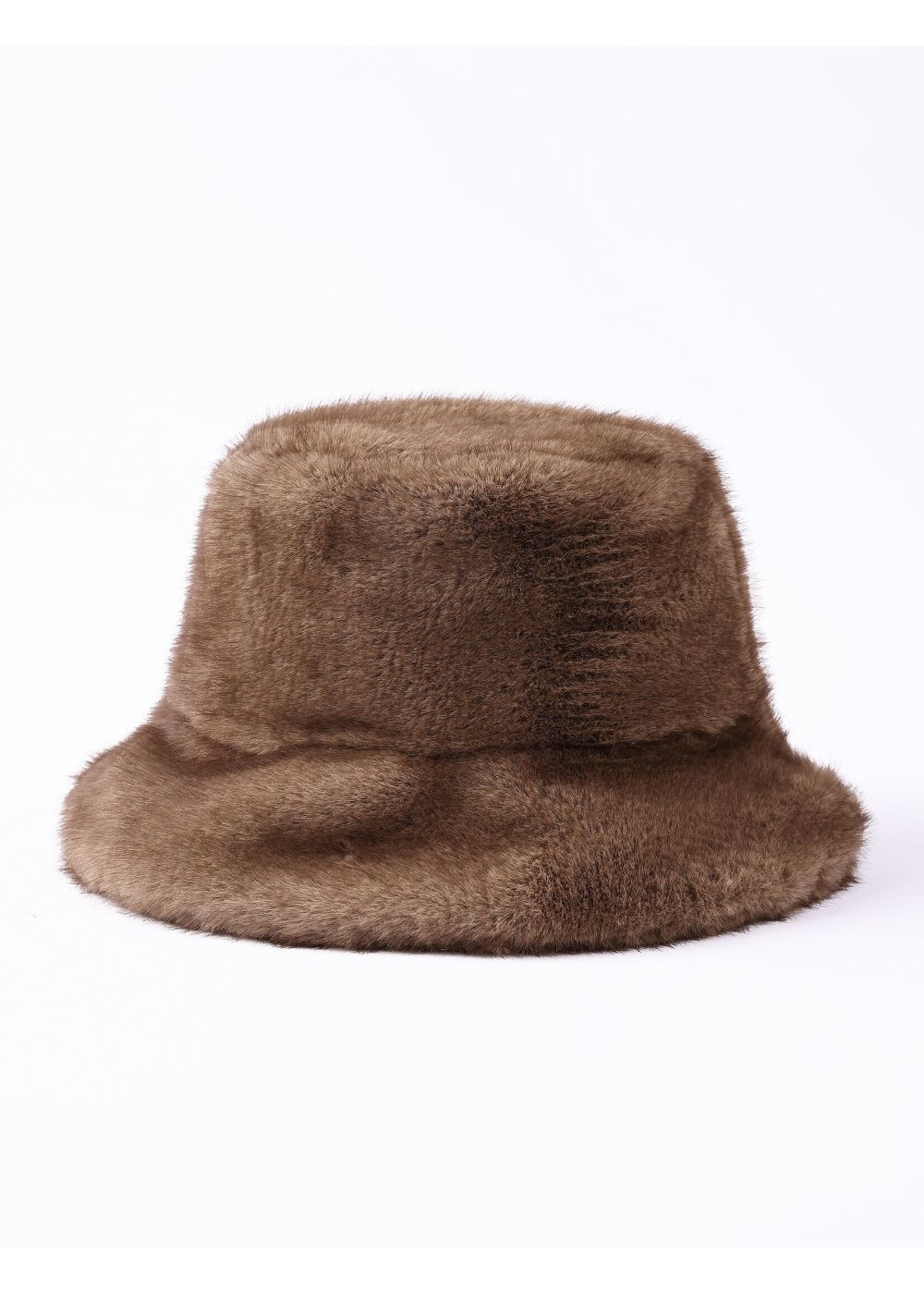 WELLCO WEL FAUX FUR BUCKET HAT