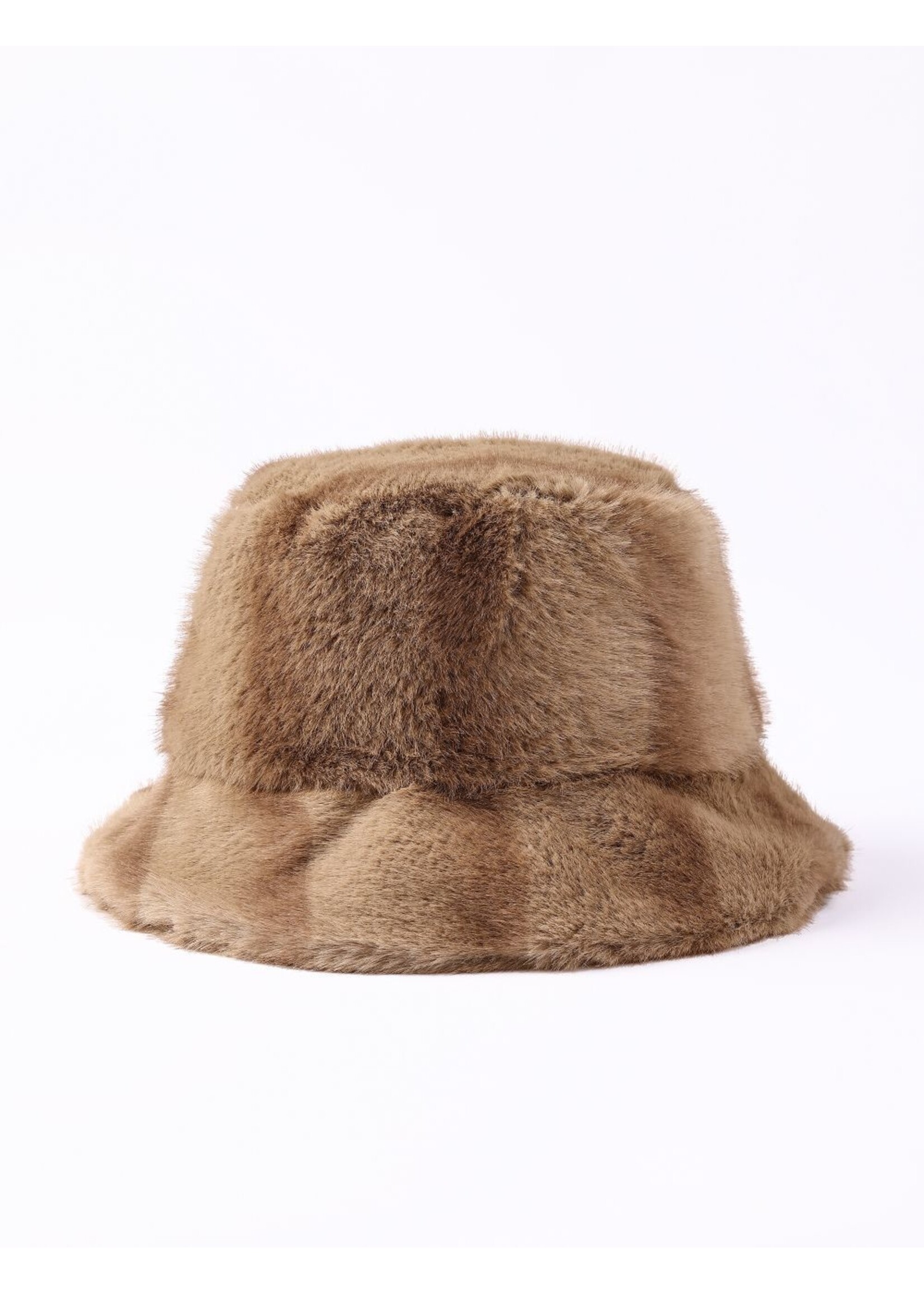 WELLCO WEL FAUX FUR BUCKET HAT