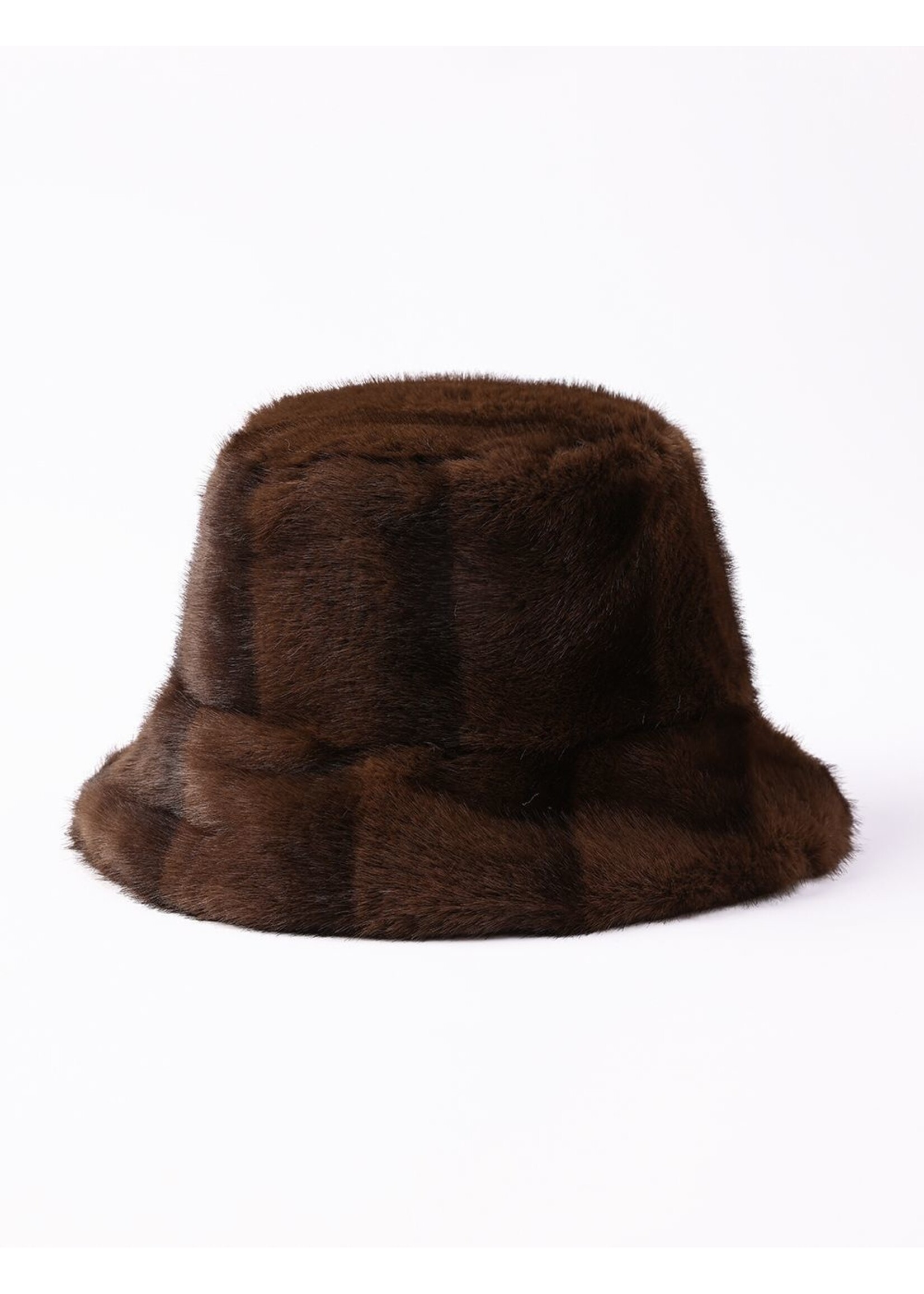 WELLCO WEL FAUX FUR BUCKET HAT