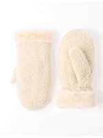 WELLCO WEL SHERPA MITTEN - CREAM