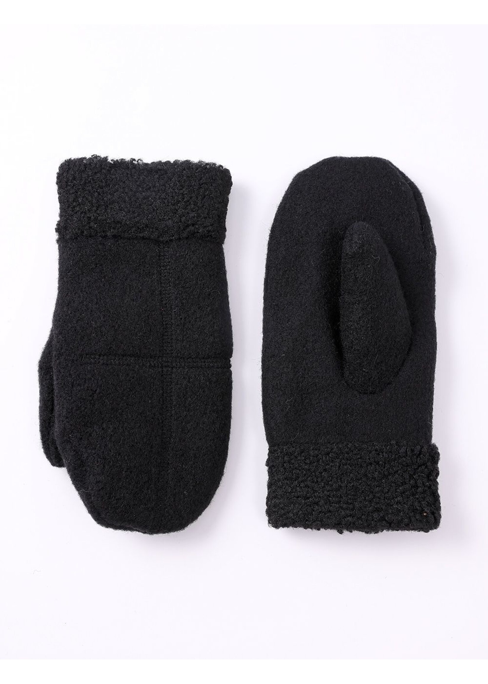 WELLCO WEL FLEECED MITTEN - BLACK