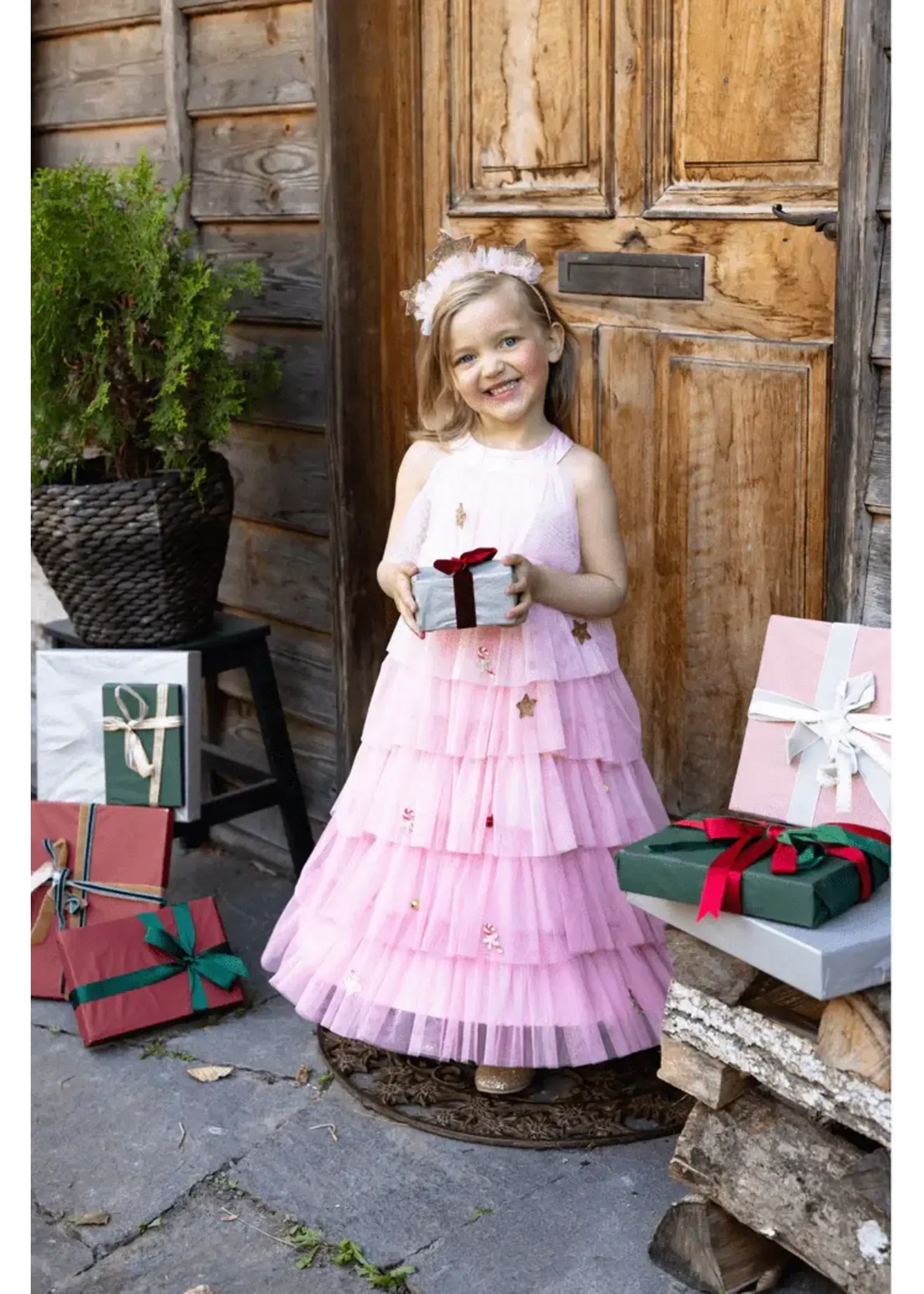 CRE BLUSH CHRISTMAS TREE DRESS