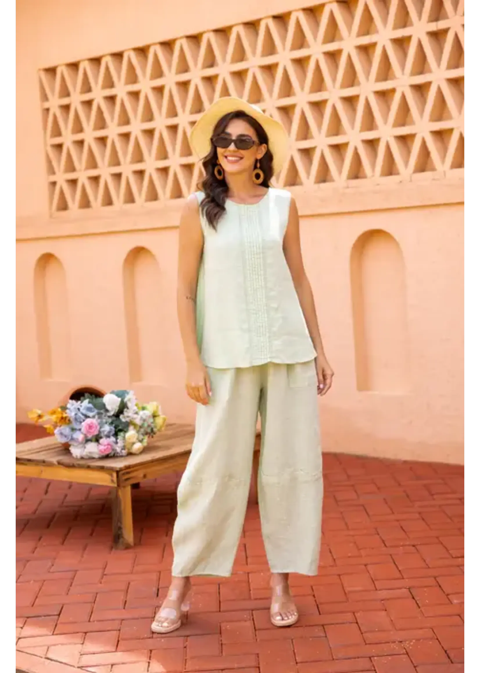 ORANGE FASHION VILLAGE OFV SS26 DAPHNE'S STITCHED DETAIL TANK