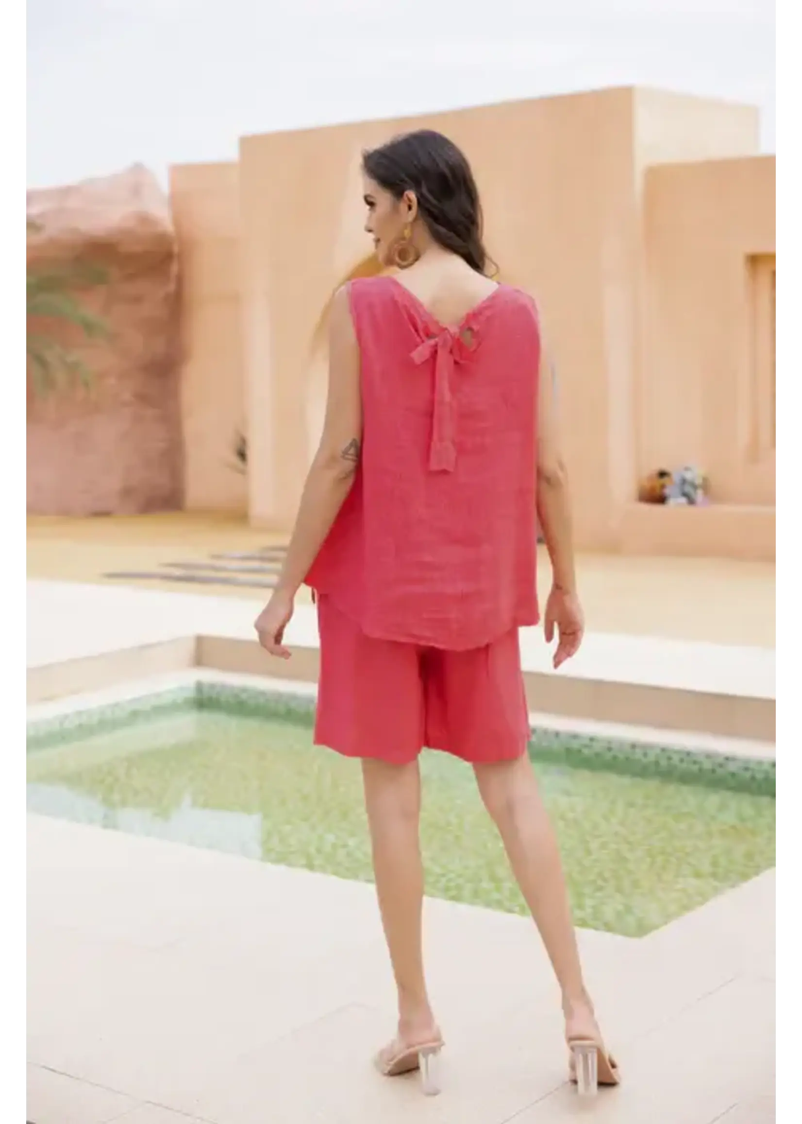 ORANGE FASHION VILLAGE OFV SS26 DAPHNE'S STITCHED DETAIL TANK