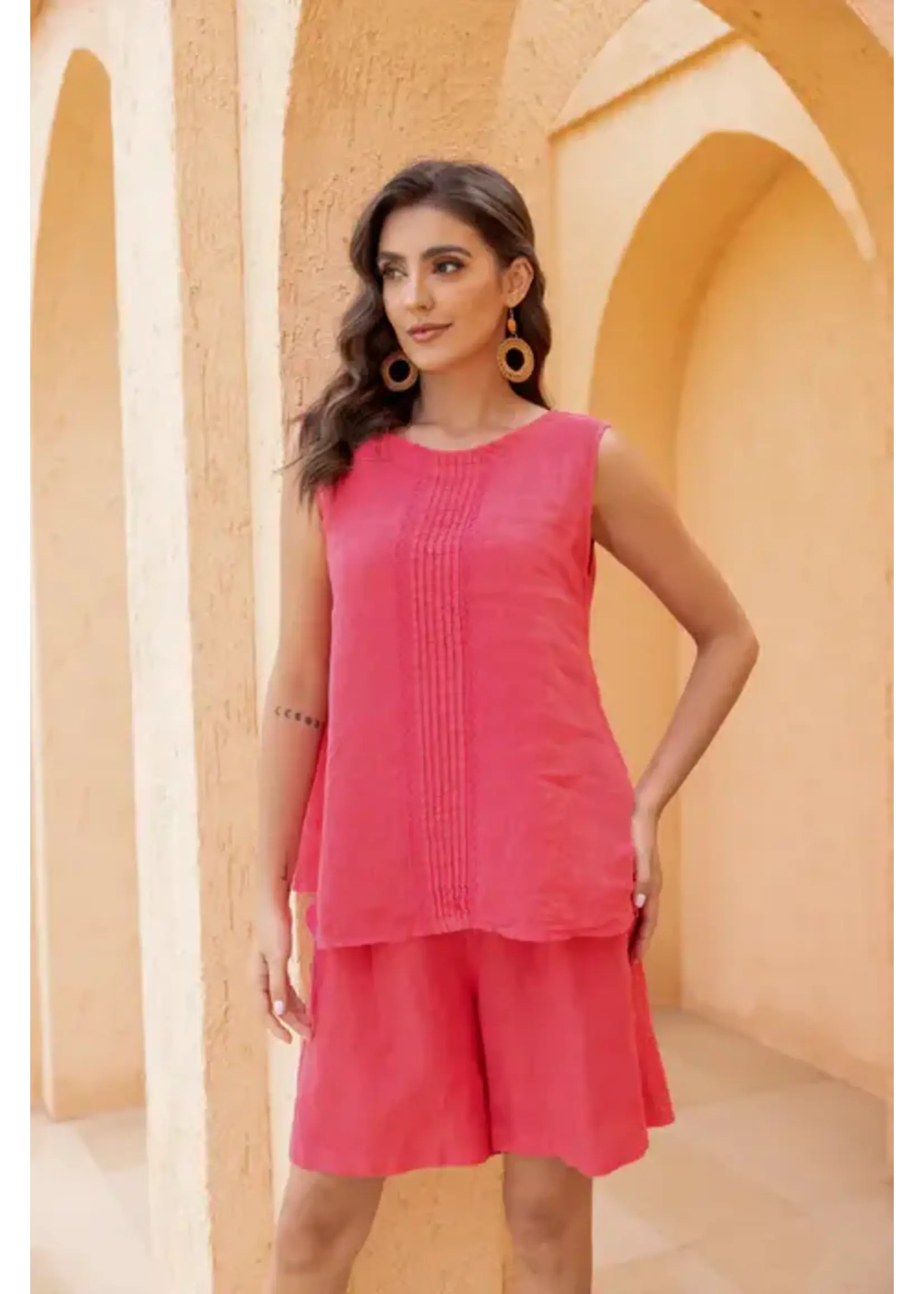 ORANGE FASHION VILLAGE OFV SS26 DAPHNE'S STITCHED DETAIL TANK