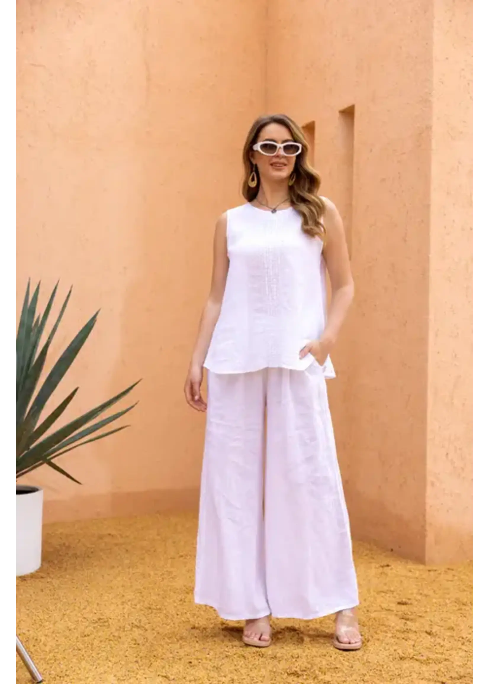 ORANGE FASHION VILLAGE OFV SS26 DAPHNE'S STITCHED DETAIL TANK