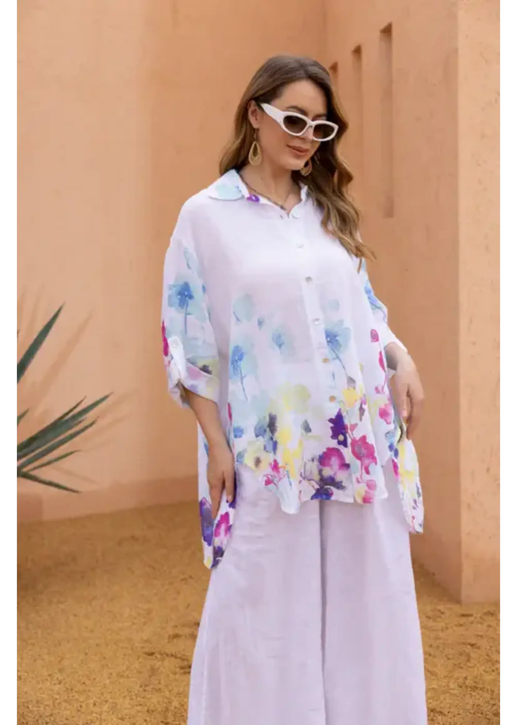 ORANGE FASHION VILLAGE OFV SS26 SERAPHINA'S WATERCOLOUR SHIRT