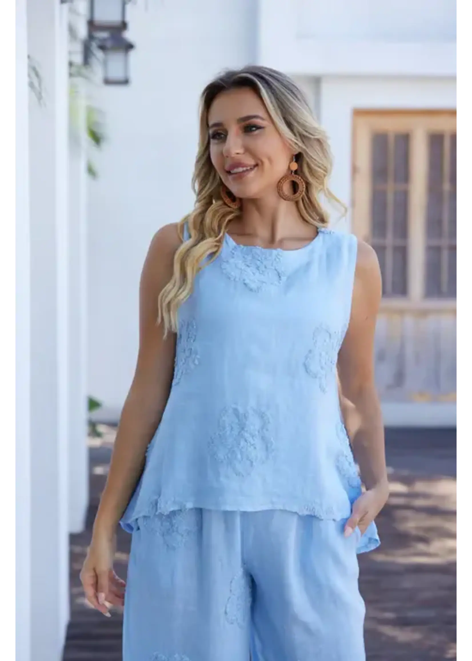 ORANGE FASHION VILLAGE OFV SS26 BLOOM STITCH TANK