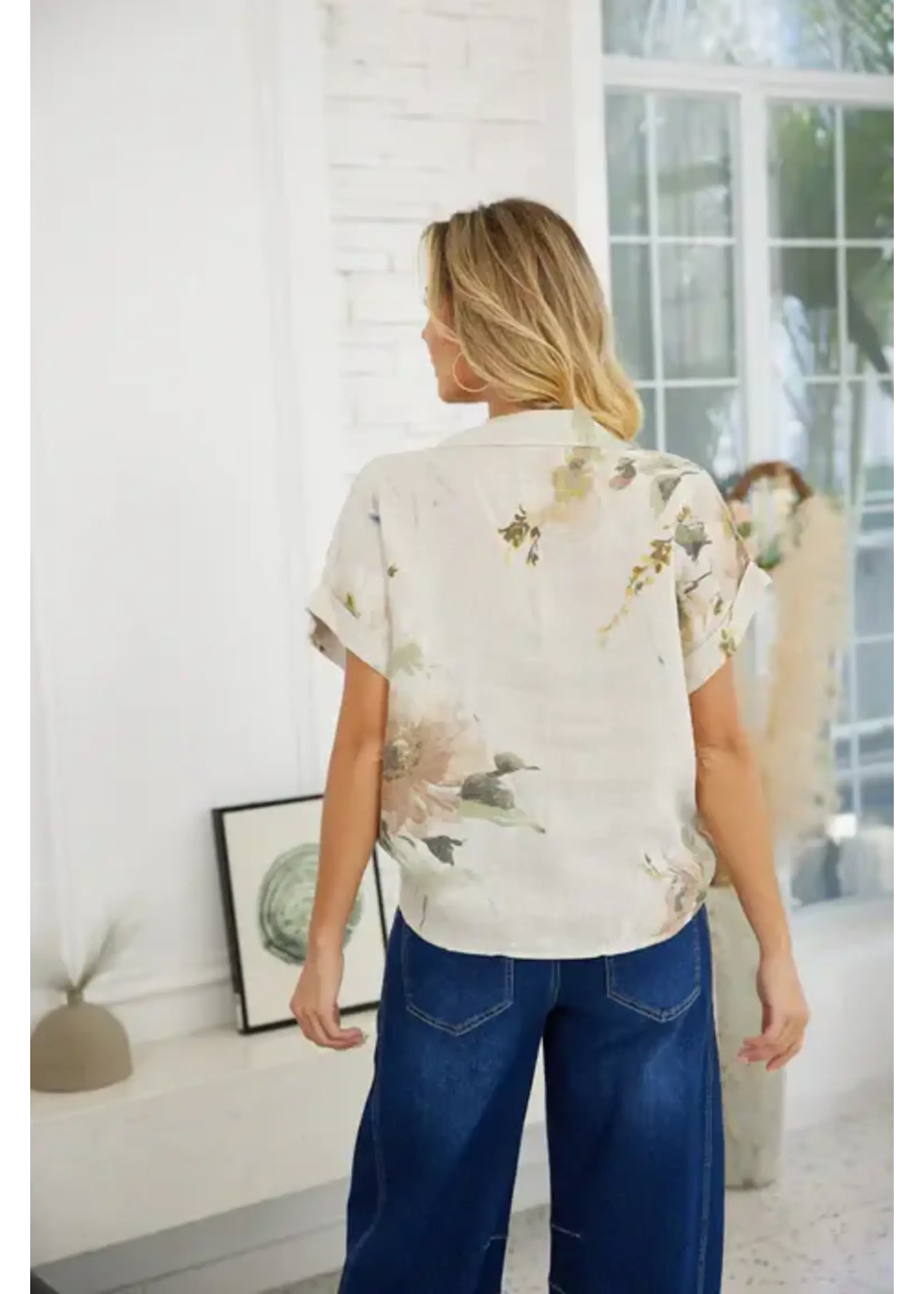 ORANGE FASHION VILLAGE OFV SS26 FLORA'S GRACEFUL TIE TOP