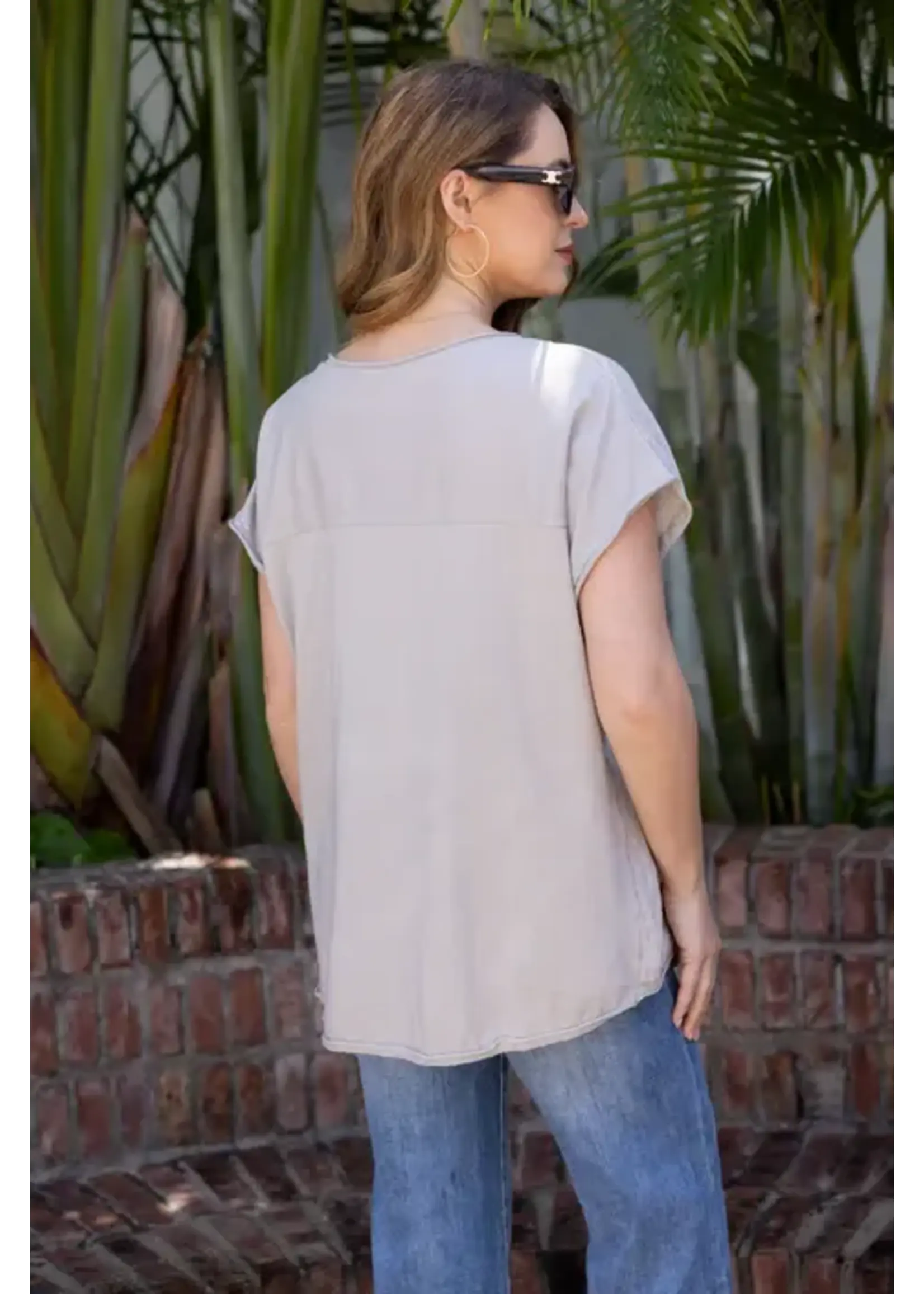 ORANGE FASHION VILLAGE OFV SS26 SHINING FLOWER TOP