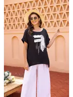 ORANGE FASHION VILLAGE OFV SS26 METALLIC TOP