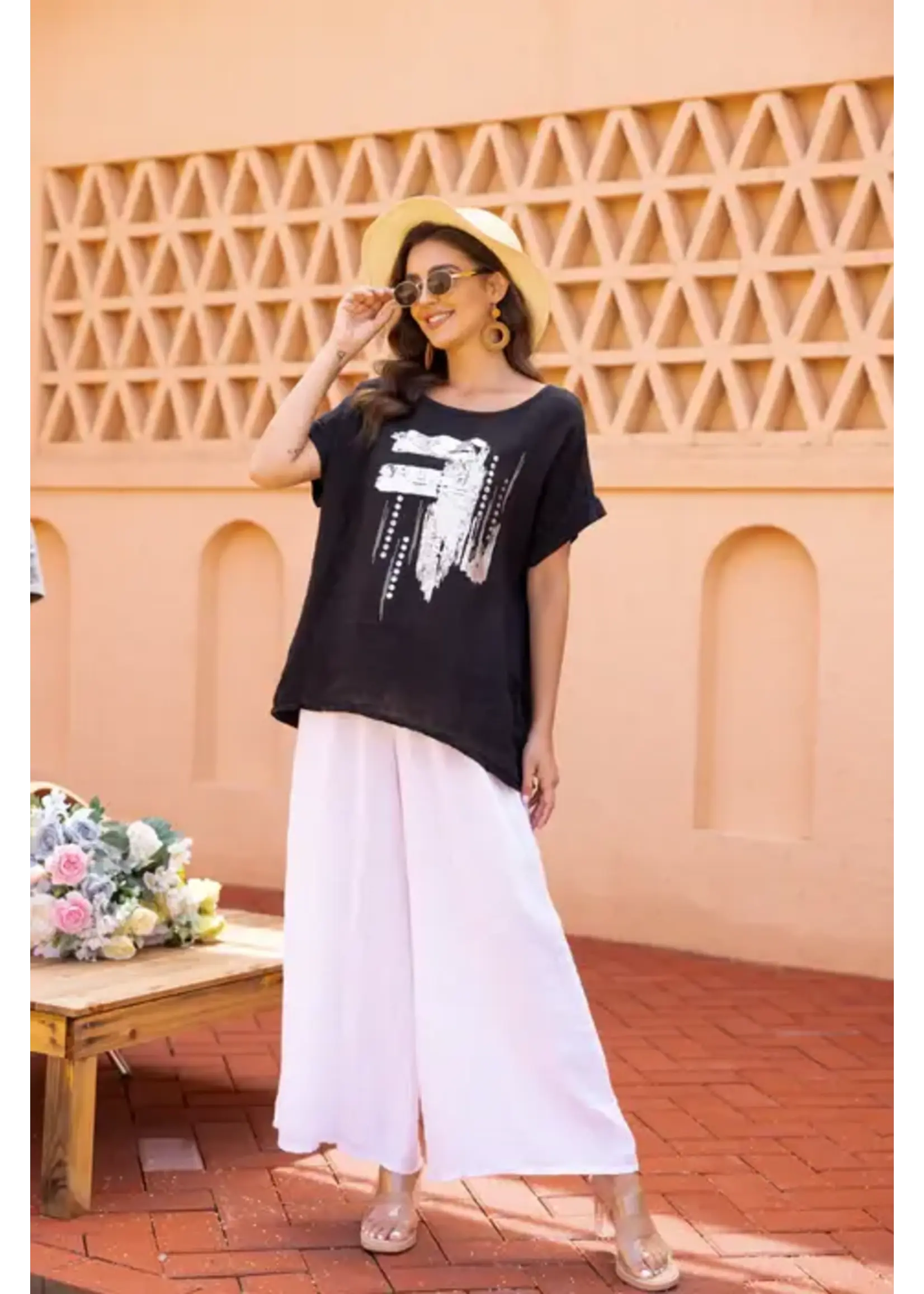 ORANGE FASHION VILLAGE OFV SS26 METALLIC TOP