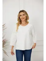 ORANGE FASHION VILLAGE OFV SS26 SHARON'S EYELET TOP