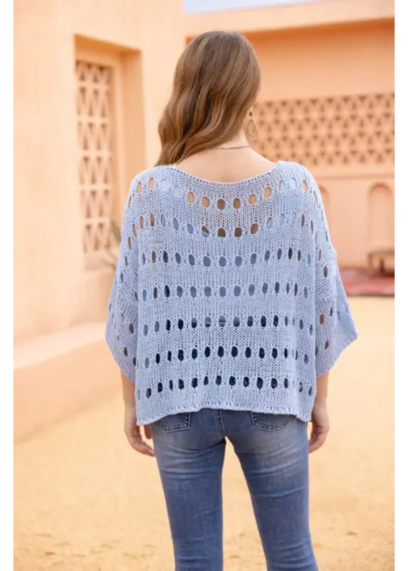 ORANGE FASHION VILLAGE OFV SS26 TALULA CROCHET TOP