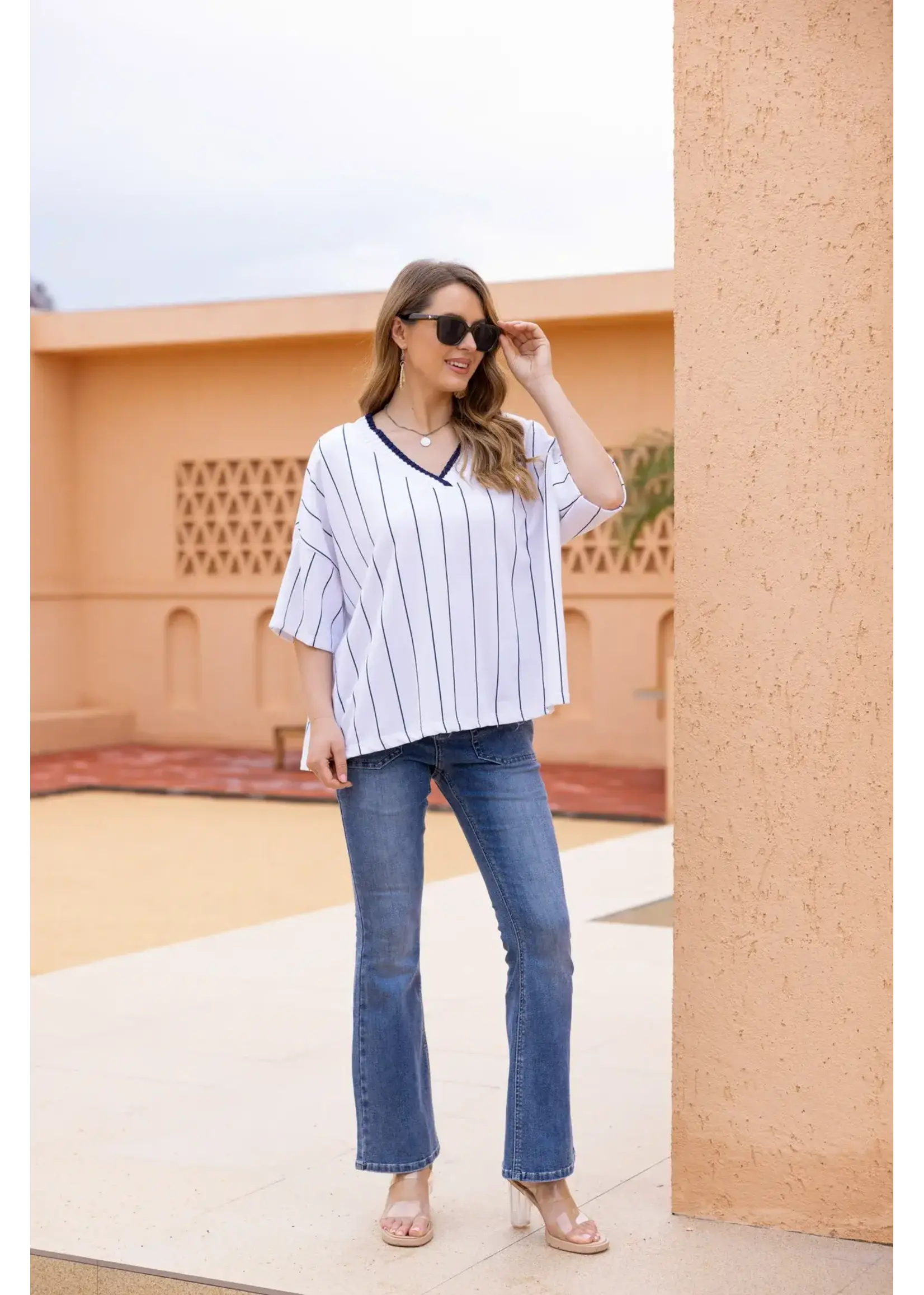 ORANGE FASHION VILLAGE OFV SS26 VARSITY SHIRT