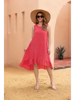 ORANGE FASHION VILLAGE OFV SS26 DAPHNE'S STITCHED DETAIL DRESS